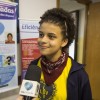 En la okazo, la lernantino de LBV Raissa de Carvalho, 12-jara, lasis siajn komentojn pri la Esperanta Ateliero.