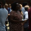 Brasília/DF - Os peregrinos que se encontram na Nave do Templo da Boa Vontade se emocionam com a ambiência de Paz do Monumento. Corações mais fortalecidos pela Fé em Deus!
