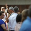 Brasília/DF - Em um gesto de devoção e testemunho de Fé Realizante, peregrinos elevam suas mais sinceras súplicas e gratidão ao coração de Jesus ao caminharem sobre a Espiral na Nave do Templo da Boa Vontade