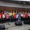 Brasília, DF — Durante todo o dia, peregrinos e caravaneiros que chegam ao TBV são recebidos ao som de belas músicas legionárias.