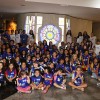 Brasília/DF - Foi intensa a atenção dos Soldadinhos de Deus, da LBV, ao acompanharem a Aula de Moral Ecumênica.