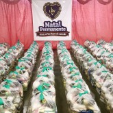 Ribeirão Preto, SP — Em todo o Brasil, por meio da campanha Natal Permanente da LBV — Jesus, o Pão Nosso de cada dia!, foram distribuídos 1 milhão de quilos de alimentos não perecíveis a mais de 50 mil famílias.
