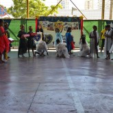 Belo Horizonte, MG — A cerimônia de entrega das cestas contou com apresentações artísticas e culturais realizadas por crianças e adolescentes atendidos pela Legião da Boa Vontade.