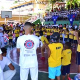 Belo Horizonte, MG — A programação do evento ainda incluiu uma divertida roda de capoeira, ministrada por integrantes da Fundação Internacional de Capoeira Artes das Gerais.