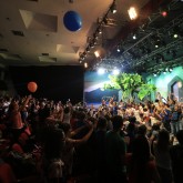 Musical infantil Os Milagres de Jesus, na 2ª edição, encantou crianças e familiares. Repara como eles ficaram muito atentos! 
