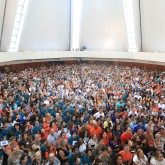 Parte dos peregrinos nas comemorações do TBV