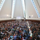 Vista parcial da Nave da Paz