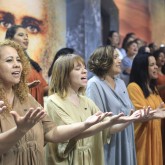 Escrita e interpretada por Reneo Trevisan Jr., a canção “Jesus, eu preciso Te encontrar” emocionou o público.
