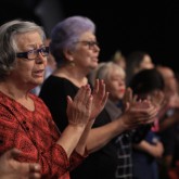 A emoção tomou conta do público em diversos momentos do espetáculo.
