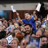 Templo da Boa Vontade emana alegria contagiante entre peregrinos de todas as idades \o/

