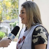 Taquara, RJ — Tania Lima, presidente da projeto PROSALVI - Salvando Vidas, do bairro da Taquara, zona oeste do RJ, enaltece a parceria com a LBV: 