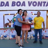 Cabo Frio, RJ — Natal é época de união e solidariedade! A campanha de Natal da LBV leva às famílias a Solidariedade e a certeza de ceia farta com as cestas de alimentos.
