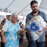 Trindade, GO — Por meio da campanha Natal Permanente da LBV – Jesus, o Pão Nosso de cada dia!, famílias em situação de vulnerabilidade social, recebem a garantia de um natal mais digno, feliz e sem fome!