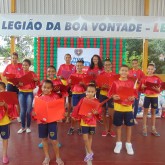 Ipatinga, MG — Para abrilhantar o evento, as crianças e adolescentes da LBV, que frequentam o programa Criança: Futuro no Presente!, cantaram diversas músicas para o público presente.
