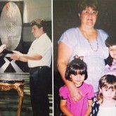 Espíritos perseverantes no Bem na Religião de Deus, que nos deram o exemplo de seguir o Amor dos ensinamentos diários do Irmão Paiva, inspirados sempre por JESUS. Na primeira fotografia estão meus sogros Rita e Albis Silvestre, trabalhando no CEU da Religião de Deus, do Cristo e do Espírito Santo, no Templo da Boa Vontade. Na segunda foto estou eu, Deborah Caroline, e minhas irmãs Beatriz e Anna Camilla, com a nossa avó Ruth Magaton Barbosa.