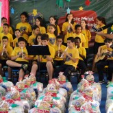 Sorocaba, SP — A cerimônia de entregas de cestas contou com apresentações artísticas e culturais realizadas com muito carinho pelas crianças e adolescentes atendidos pela Legião da Boa Vontade.
