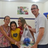 Niterói, RJ — A LBV distribuiu cerca de 150 cestas para as famílias atendidas ao longo do ano por meio dos programas socioeducacionais desenvolvidos na Unidade.
