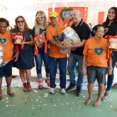 Recife, PE - As cantoras Luciana Brandys, Michelle Melo, Angela Barbosa 