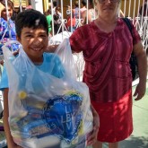 São Sebastião do Paraiso, MG — A satisfação em levar a cesta de alimentos e a certeza de um fim de ano mais digno é facilmente constatada no semblante dos atendidos da LBV.