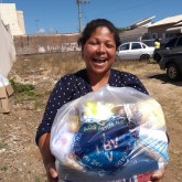 São Sebastião do Paraíso, MG — A satisfação em levar a cesta de alimentos e a certeza de um fim de ano mais digno é facilmente constatada no semblante dos atendidos da LBV.