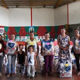 São José, SC — O Ginásio Municipal de Esportes do Jardim Zanelatto recebeu mais de 400 famílias para a entrega de cestas de alimentos da LBV