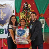 São José, SC — Natal é época de união e solidariedade! A campanha de Natal da LBV leva às famílias a Solidariedade e a certeza de ceia farta com as cestas de alimentos.