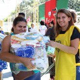 Goiânia, GO — A entrega das cestas de alimentos, que contou com o valoroso apoio de voluntários, é o coroamento de todas as atividades desenvolvidas pela LBV desde o início do ano.