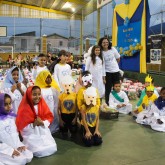 Criciúma, SC — Para dar boas-vindas ao público, as meninas e os meninos atendidos pela LBV encantaram o público com apresentações culturais.
