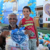 Criciúma, SC — O senhor João Batista Inácio ficou agradecido com a confraternização da LBV: