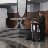 Brasília, DF — Na oportunidade, o construtor e fundador do TBV, José de Paiva Netto, foi representado pelo Legionário da Boa Vontade Alziro Paolotti de Paiva.