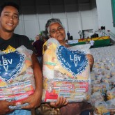 Passo Fundo, RS — A entrega das cestas de alimentos é o coroamento de todas as atividades desenvolvidas pela Legião da Boa Vontade desde o início do ano.
