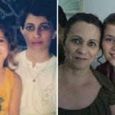 Que alegria homenagear a minha amada mãe, Marina de Fátima Tosta de Oliveira da Silva, que, desde 4 de setembro de 2010, segue sua jornada no Mundo da Verdade! Muitas lembranças dela guardo em meu coração: a sua alegria, o seu jeito carinhoso de tratar não só a família, mas todos os que estão à sua volta, e, principalmente, a sua Fé em Jesus! Sou muito grata a ela por ter me apresentado os sagrados ideais da Religião de Deus, do Cristo e do Espírito Santo, que nos sustentam a cada dia! Eu a amo e tenho certeza de que estamos sempre juntas, como também estaremos no 29º aniversário do Templo da Boa Vontade, pois “nem a morte separa os que se amam”, aprendemos com o Irmão Paiva. Estas duas fotos registram dois momentos muito felizes que vivemos juntas: na primeira, no início da década de 90, estávamos na creche da LBV no Rio de Janeiro/RJ. Na segunda, em 2007, no casamento do meu irmão Natanael. (Mariane de Oliveira da Silva Luz)