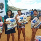 Alagoa Grande, PE — Ao receberem suas cestas de alimentos, as famílias têm a certeza de que terão um digno fim de ano.
