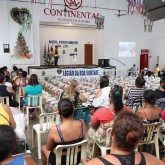 São Vicente, SP — A cerimônia de entrega das cestas de Natal da LBV reuniu diversas famílias, além de voluntários, colaboradores e autoridades locais.
