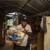 Curaçá, BA — Voluntários da LBV auxiliam na entrega das cestas às famílias da Aldeia Atikum beneficiadas no sertão nordestino, garantindo que este Natal seja sem fome e mais feliz.