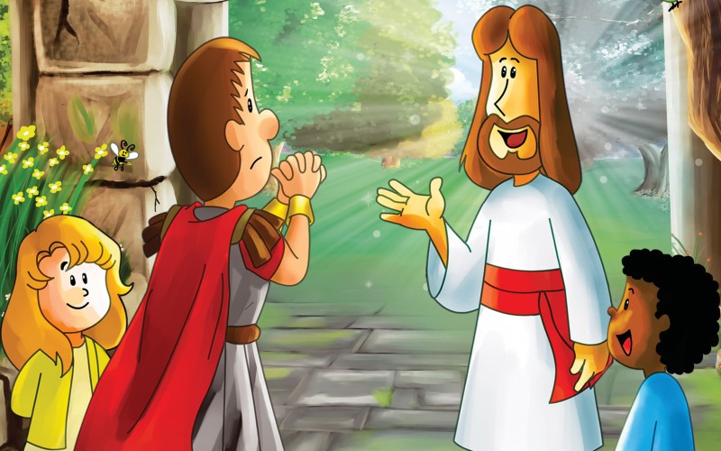 Jesús sana al siervo de un centurión Jesús sana al siervo de un centurión