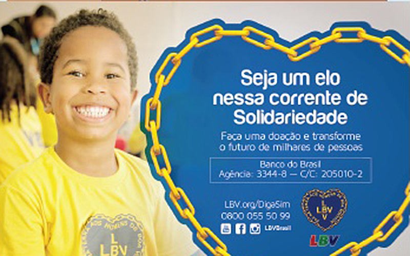 Conta de luz da CEMAR divulga trabalho da Legião da Boa Vontade LBV Legião da Boa Vontade Conta de luz da CEMAR divulga trabalho da Legião da Boa Vontade LBV Legião da Boa Vontade