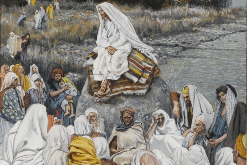 Resultado de imagem para jesus pregando - james tissot