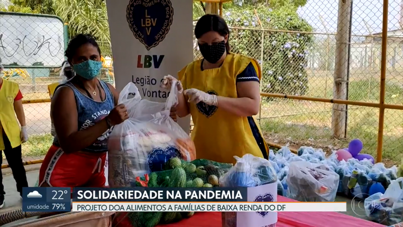 Telejornal SP1, da Rede Globo, destaca mobilização solidária da LBV