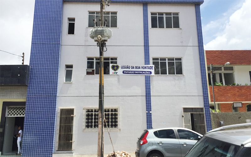 As novas instalações do Centro Comunitário de Assistência Social da LBV funcionarão neste prédio, com área aproximada de 1000 m², possibilitando à Entidade a ampliação de seu trabalho sociassistencial.